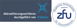 FIBAA akkreditiert, ZFU Logo