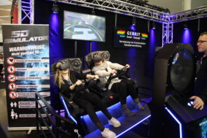Schon heute nutzen Agenturen Virtual Reality zur Unterhaltung der Kunden und Gäste auf Events – das wurde auf der Messe deutlich. 