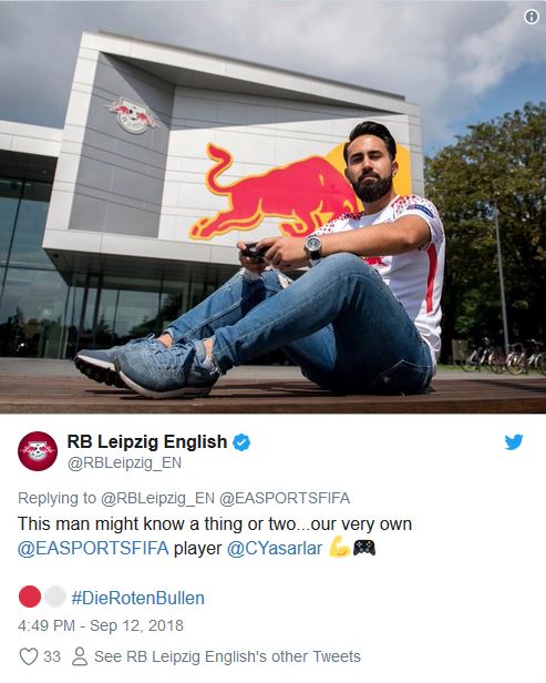 Auch RB Leipzig "gönnt" sich mittlerweile professionelle Gamer, um die Marke durch eSports - beispielsweise FIFA 19 - bekannter zu machen.