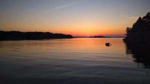 Sonnenuntergang deluxe in Norwegen.