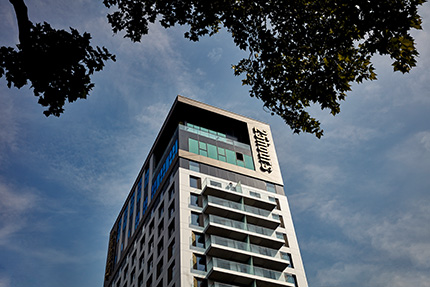 Fassade des 25hours Hotels