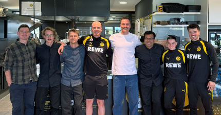 Die Sportköche des BVB Borussia Dortmund.