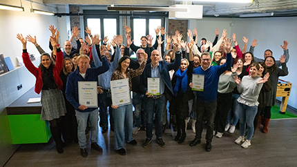 Team der IST-Hochschule freut sich über die erneute Auszeichnung
