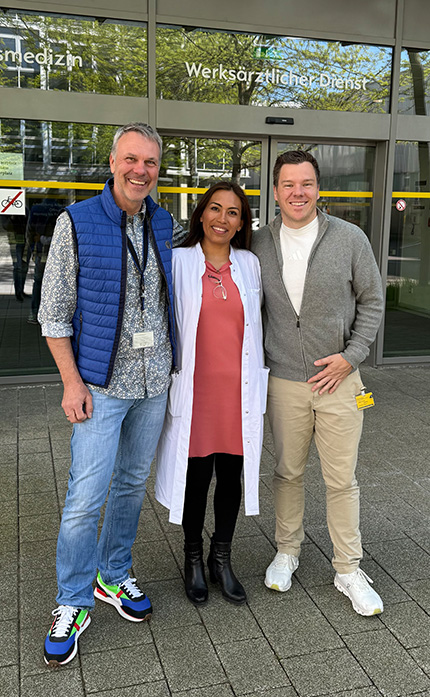 Thomas Wedde, Dr. Maria Fernanda Johann, IST-Prof. Dr. Martin Lange