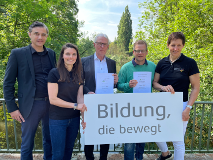 Dr. Boris Ullrich, Ina Schulz Reinhard Raww, Benjamin Willems, Kathrin Boron, Quelle: LSB