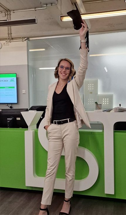 IST-Absolventenpreisträgerin Sophia Klein