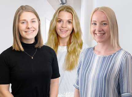 Bente Püschel, Lisa Böhling, Karina Kroll