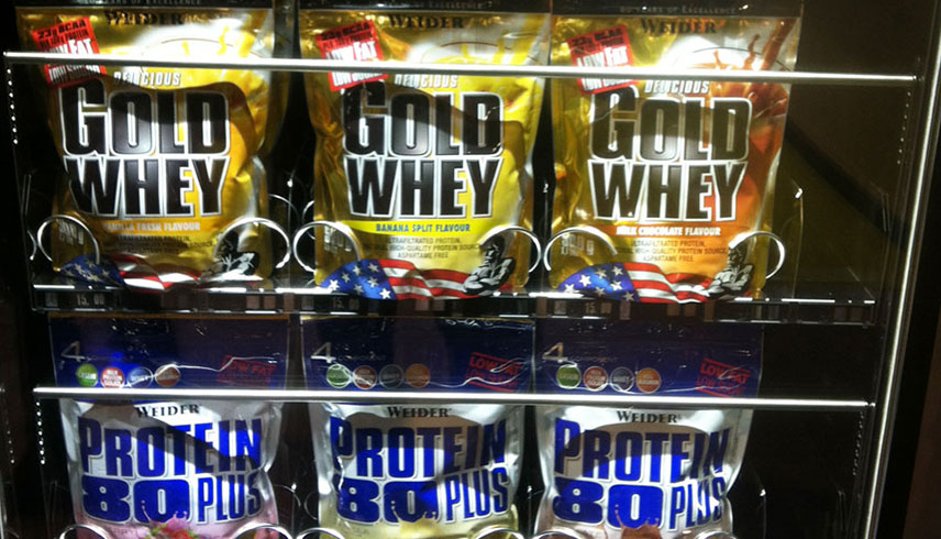 Packungen Whey Protein