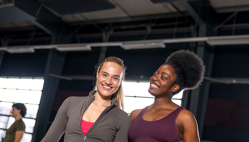 Spaßbild Frauen beim Sport