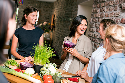 Gruppe von Ernährungsberatern
