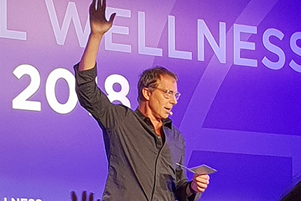 Dan Buettner auf dem Global Wellness Summit.