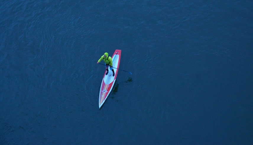 Chris Ley auf Sup