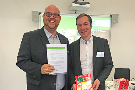 Daniel Schmidt mit und Mirco Markfort