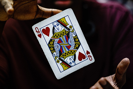 Spielkarte Dame