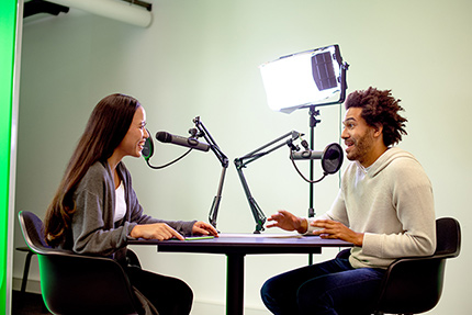 Podcastaufnahme 