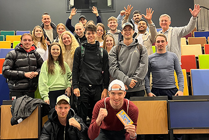 IST-Studierende bei den Sport Management Game