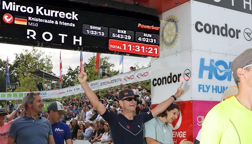 Mirco Kurreck bei der Roth Challenge