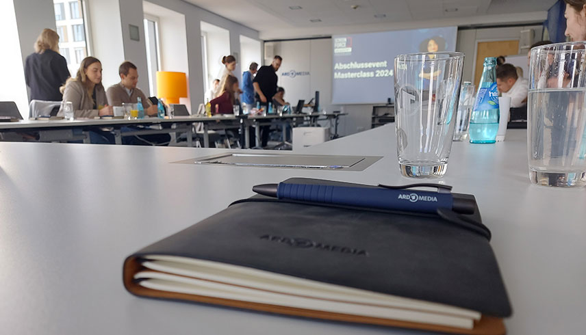 Notizbuch in der Screenforce Academy Masterclass