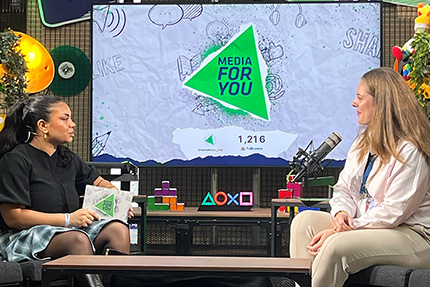 IST-Studentin im Interview an den Medientagen