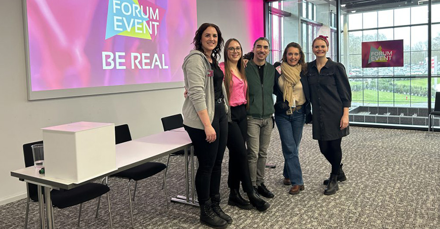 IST-Studentin am Forum Event