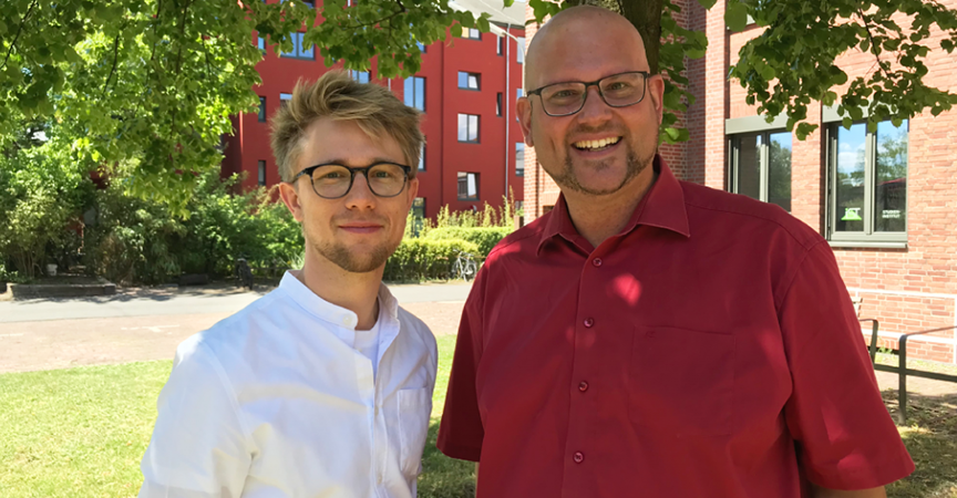 Julian Blocksiepen und Daniel Schmidt