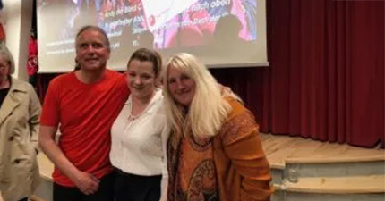 Bergsteiger Andy Holzer und IST-Studentin Jacqueline Wolber