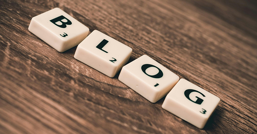 Blog in Würfelform