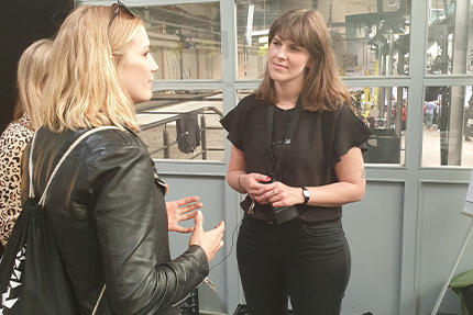 Mathild Niemeyer im Interview mit Markenleiterin Katharina Weichel