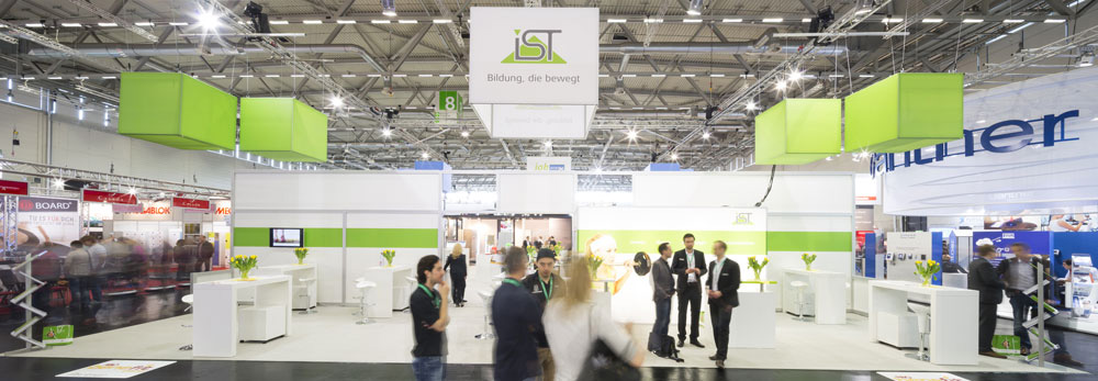 Der IST-Messestand bei der FIBO