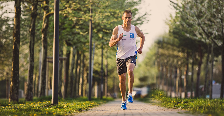 Andreas Niebig beim joggen