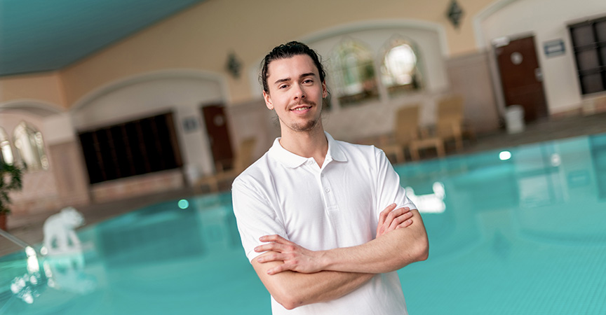 Mitarbeiter im Bäderbetrieb