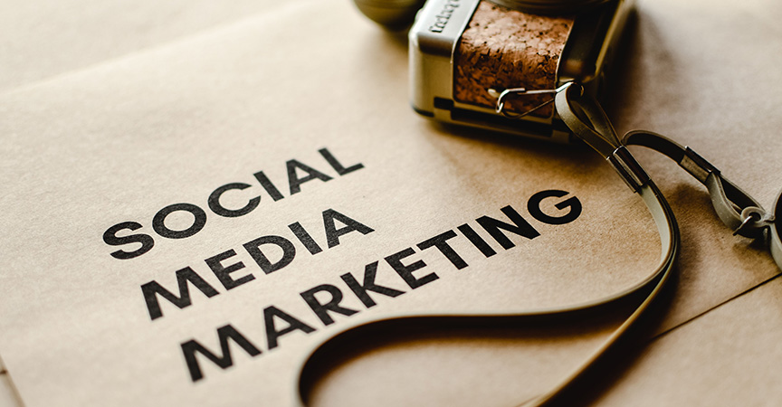 Social Media Marketing als Wortbild