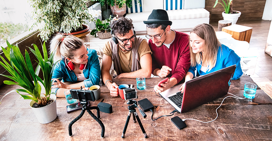 Gruppe Social Media Manager